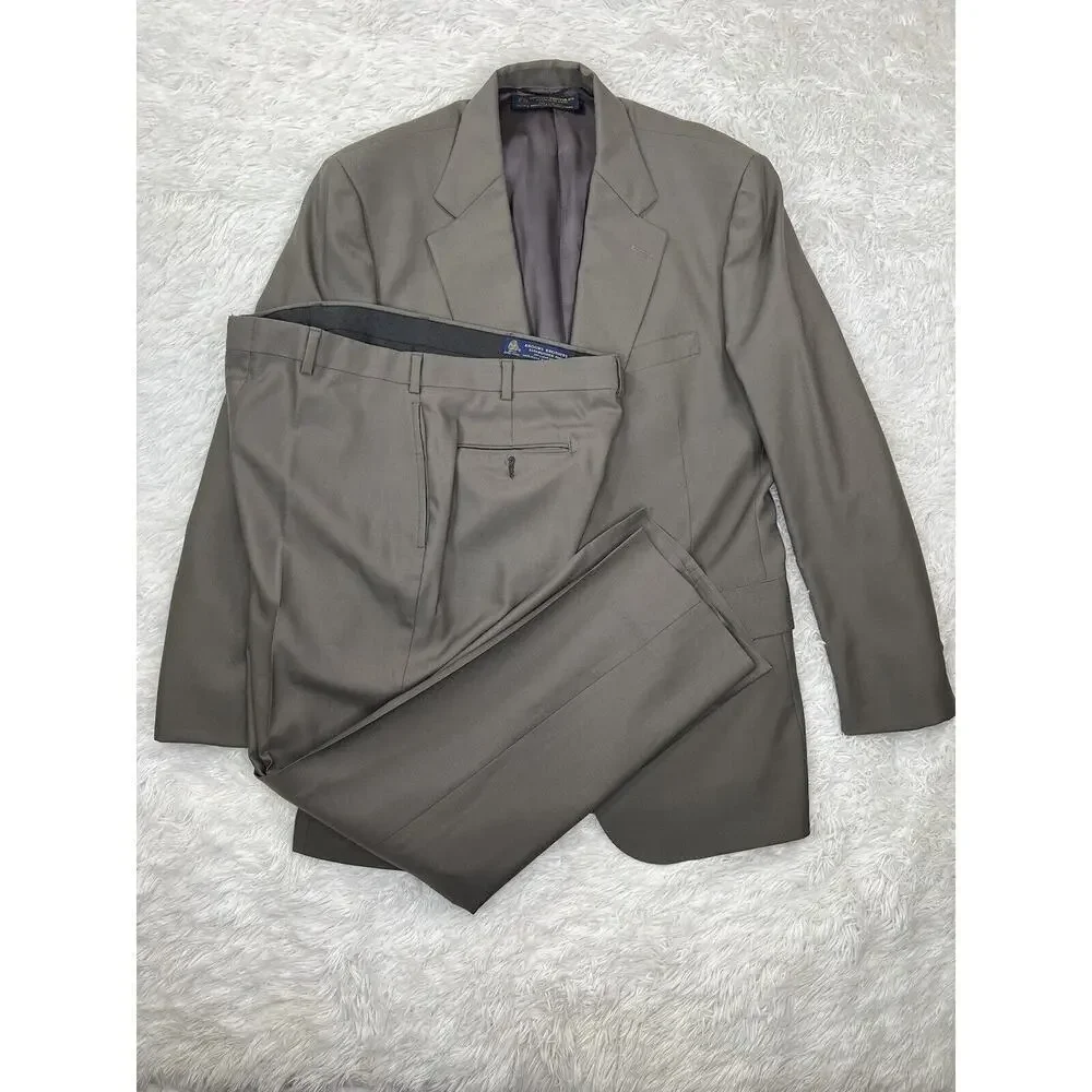 Vintage‎ Brooks Brothers Blazer Pants Suit Made in USA Size 43 Long/34x29 Set